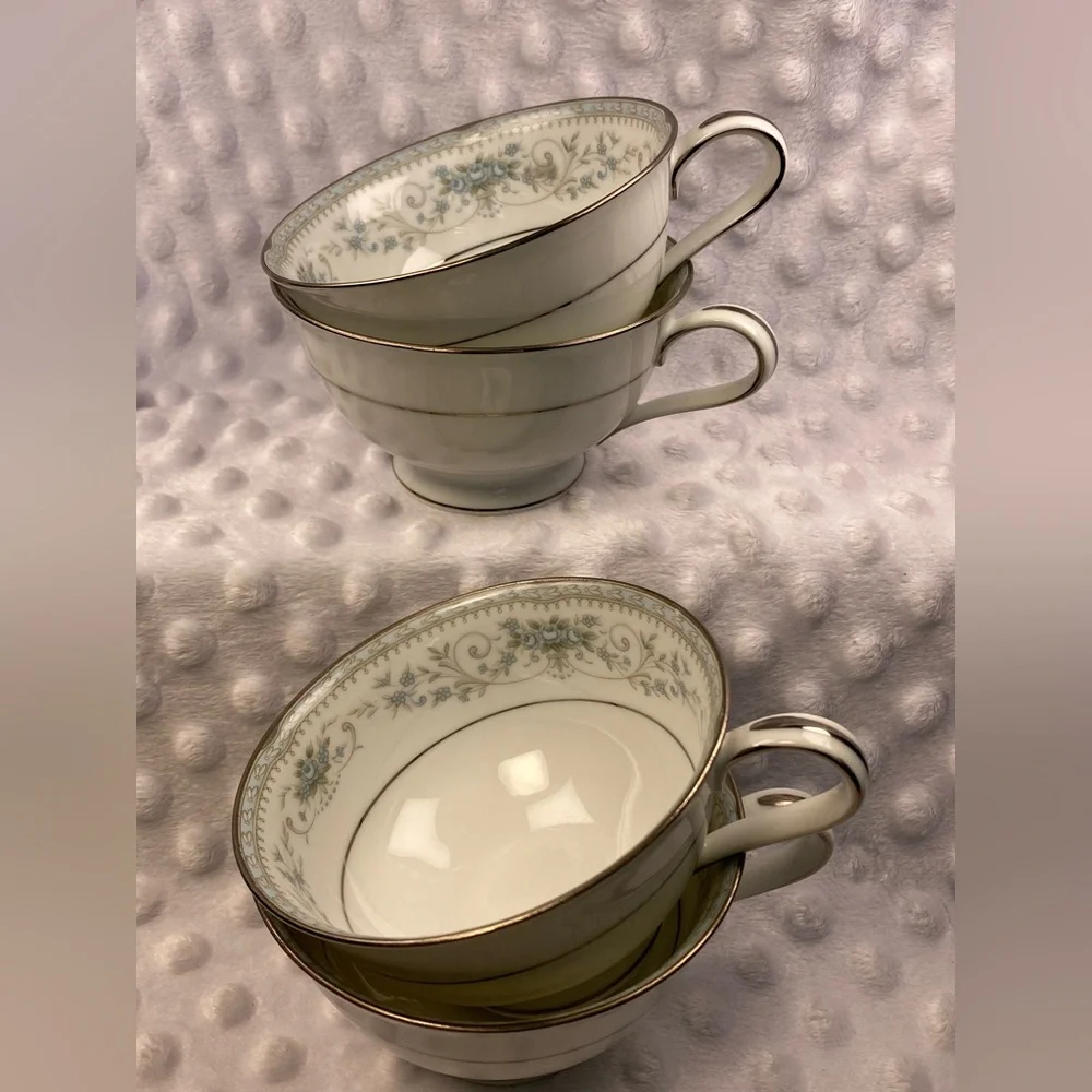 Vintage Set of 4 Noritake Colburn #6107 Coffee/Tea Cups
